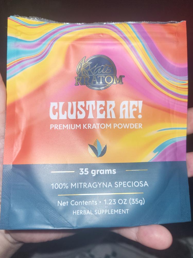 Cluster AF! Trainwreck Kratom Powder - 35 Grams, Cluster AF - Customer Photo From Christy Blake
