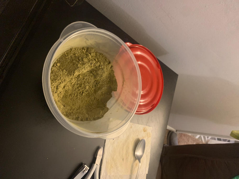 Rogue Rhino Enhanced Green Vein Kratom - 255 Grams Powder - Customer Photo From Shawn Friend