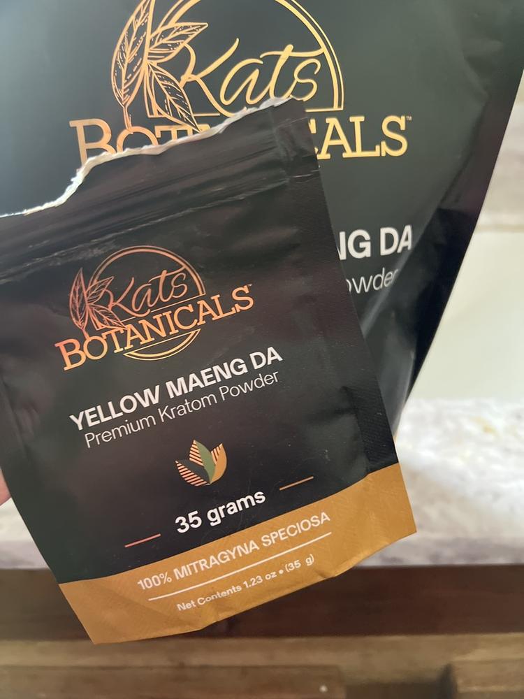 Yellow Maeng Da Kratom Powder - 500 Grams - Customer Photo From Laurie C.