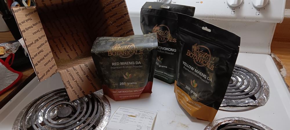 Yellow Maeng Da Kratom Powder - 500 Grams - Customer Photo From Jess W.