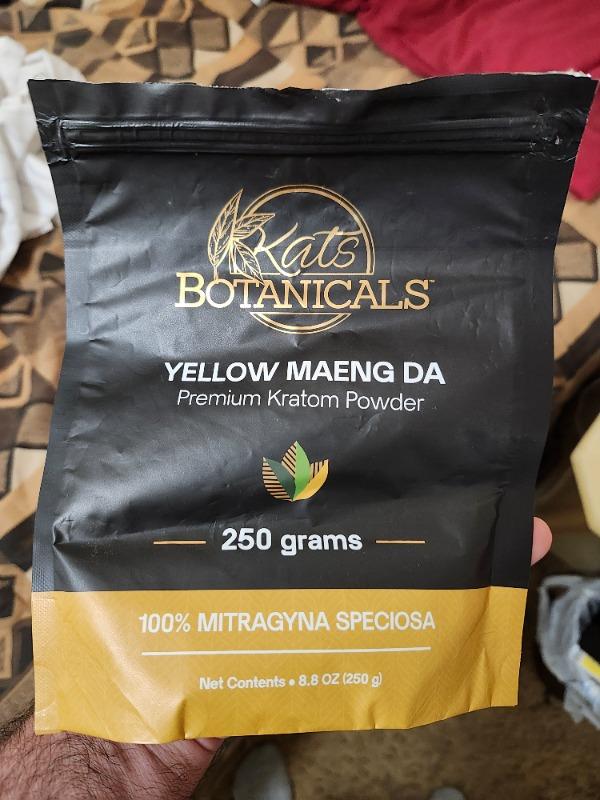 Yellow Maeng Da Kratom Powder - 250 Grams - Customer Photo From Billy Jennings