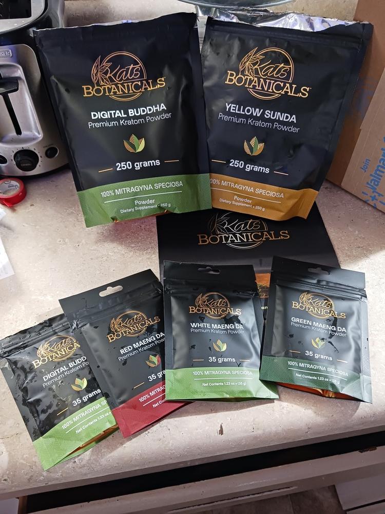 Super Green Kratom Powder - 250 Grams - Customer Photo From Chrisma R.