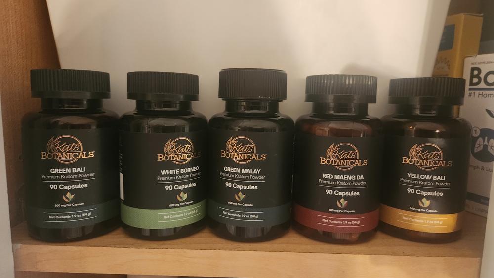 Green Bali Kratom Capsules - 250 Count (150 grams) - Customer Photo From Lukas D.