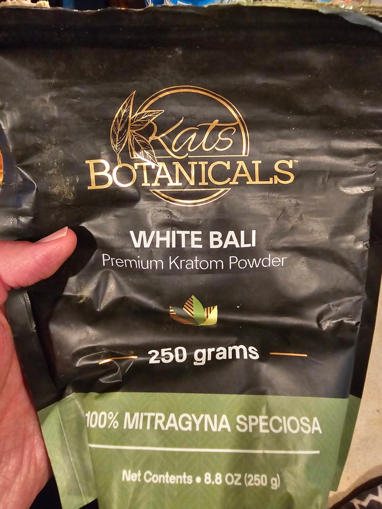 White Bali Kratom Powder - Customer Photo From Robert c.o