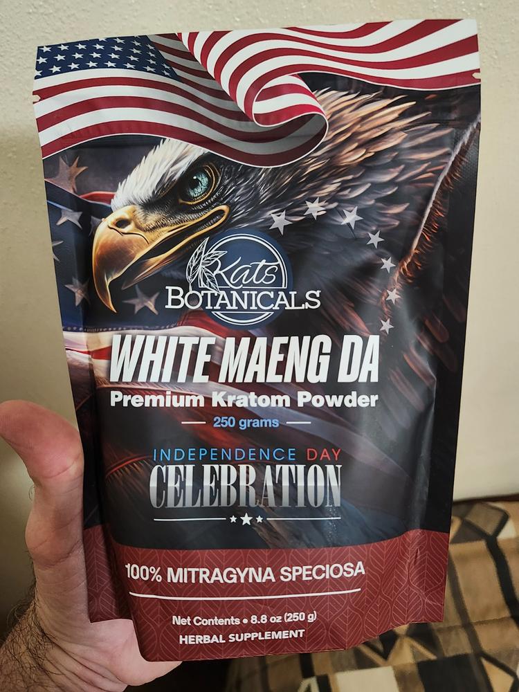 White Maeng Da Kratom Powder - 250 Grams - Customer Photo From Billy Jennings