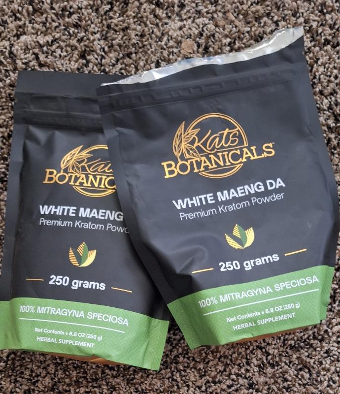 White Maeng Da Kratom Powder - 250 Grams - Customer Photo From David Watkins
