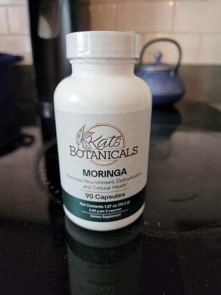 Moringa Powder - 90 Count (54 grams) - Customer Photo From Emily B.
