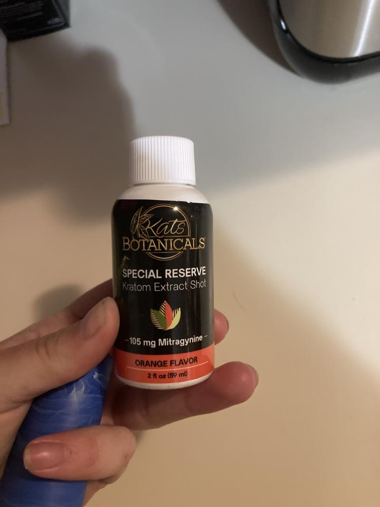 Orange Liquid Kratom Shot - Customer Photo From Tiffany B.