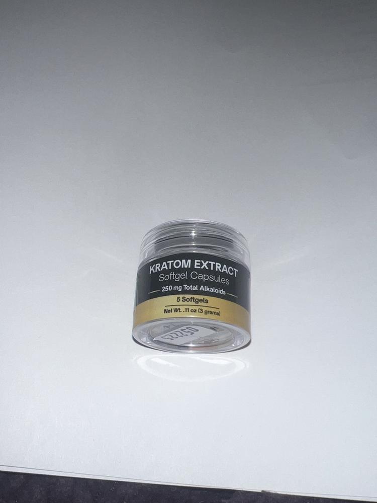 Kratom 45% Extract Softgel Capsules - 12 Count - Customer Photo From Paul E.