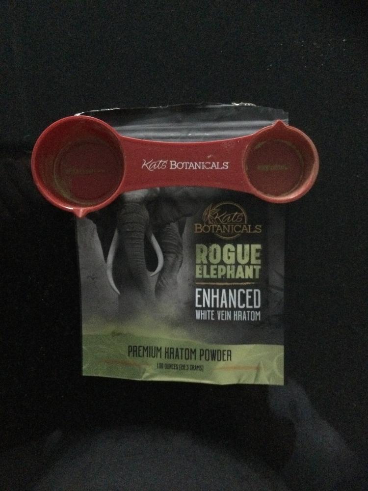 Rogue Elephant Enhanced White Vein Kratom - 127.5 Grams Powder - Customer Photo From Jeremy W.