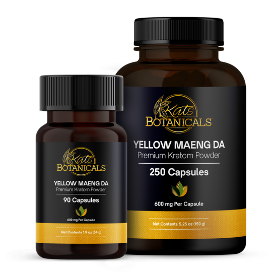 Yellow Maeng Da Kratom caps