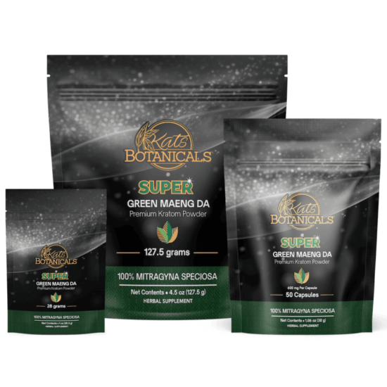 Green Maeng Da Kratom Powder & Capsules
