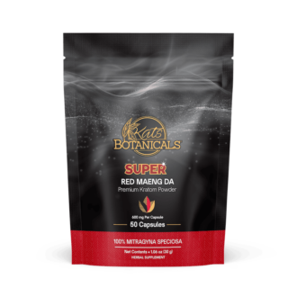 Super Red Maeng Da Kratom - 50 Capsules