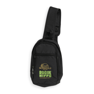 Rogue Hippo Crossbody Sling Bag White-Green Logo