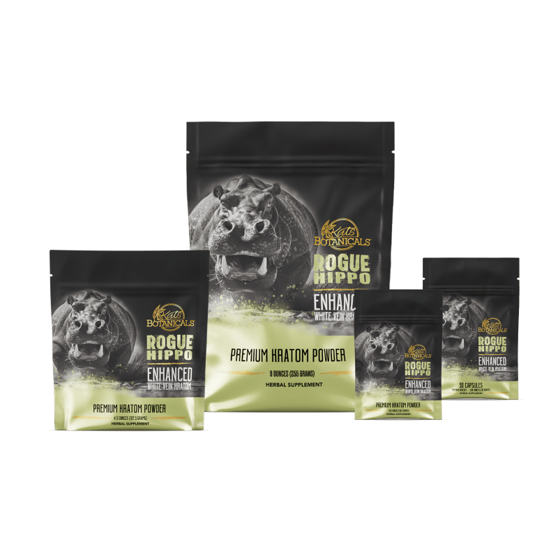 Rogue Hippo Enhanced White Vein Kratom