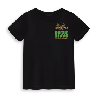 ROGUE HIPPO SS BLACK T-SHIRT Front